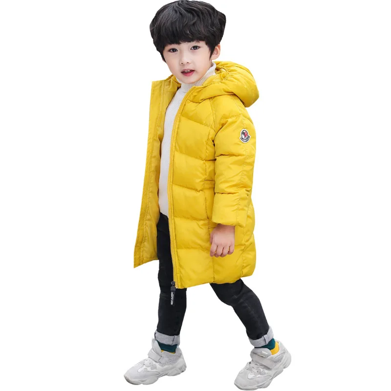 Детский хлопковый костюм Длинная зимняя детская одежда для мальчиков и девочек