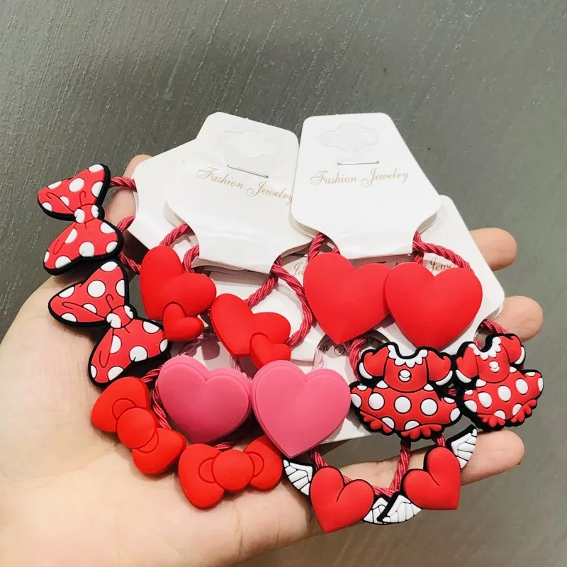 

Korea Baby Bowknot Elastic Hair Rope Bands Solid Color Elegant Girls Handmade Headband Kids Headband Bracelet Hair Accessories