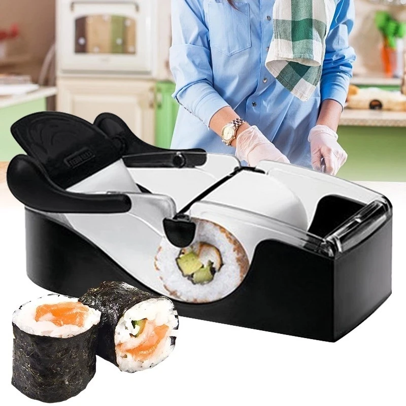 

Easy Sushi Maker Non-stick Sushi Maker Roll Bento Japanese Rice Ball Mold DIY Onigiri Sushi Tools Roller
