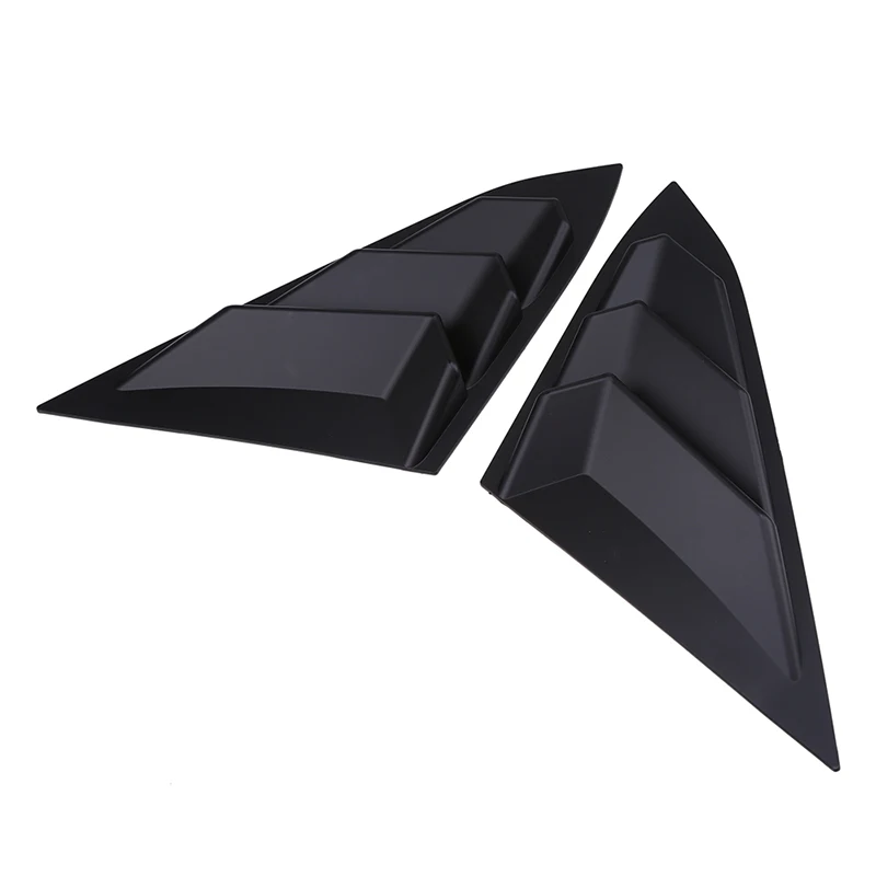 POSSBAY Auto Window Louver Fit for Honda Civic Sedan 2016-present ABS Rear Panel Decoration Bonnet Vents | Автомобили и мотоциклы