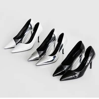 simple commuting work shoes 2020 autumn high heeled pointed two wear single shoes female fine heel ladies princess heel shoes
