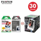 Оригинальные 30 листов Fujifilm Instax mini 9 пленки с белым краем 3 дюйма для мгновенной камеры 7 8 9 11 25 50s 70 90 фотобумага