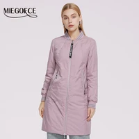 miegofce 2021 new women jacket knee length sports reversible womens clothing quilted coat high quality parka women coat