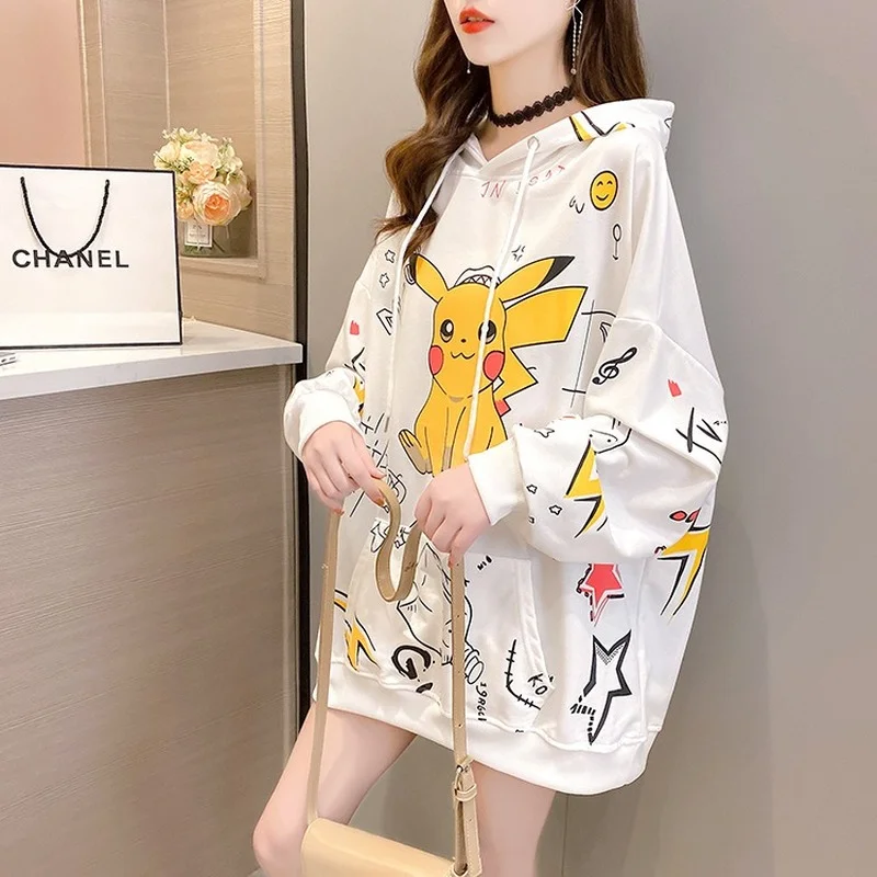 

Анимационные периферийные устройства Pokemon Pikachu зимняя одежда новый милый свитер с капюшоном плюс бархатное пальто Одежда Рождественские по...