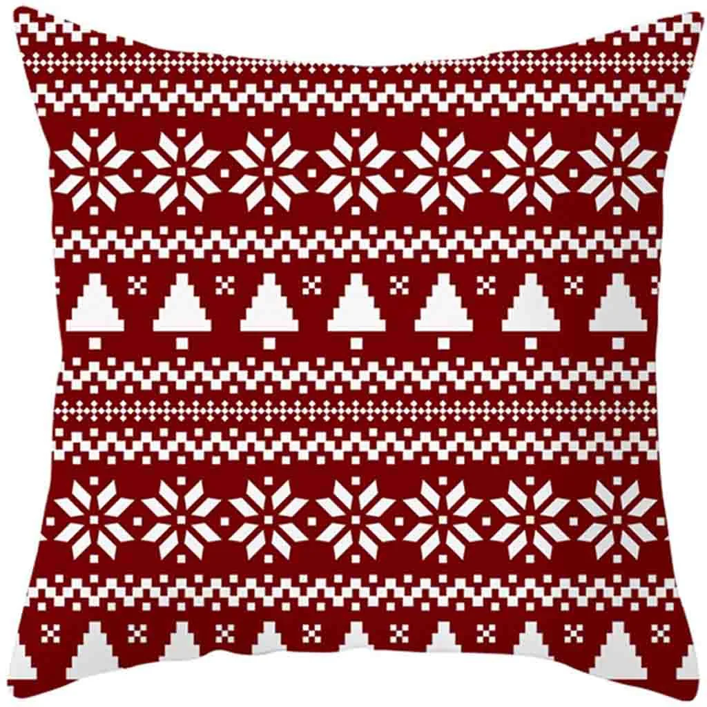 Merry Christmas хлопковые льняные наволочки Рождественский автомобиль диван спальня Cama наволочка украшение дома Almofadas Funda Cojin - Цвет: I