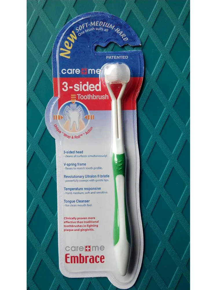 Двухсторонняя зубная щетка 2 шт. ультратонкая Мягкая для взрослых с щетиной | Мать