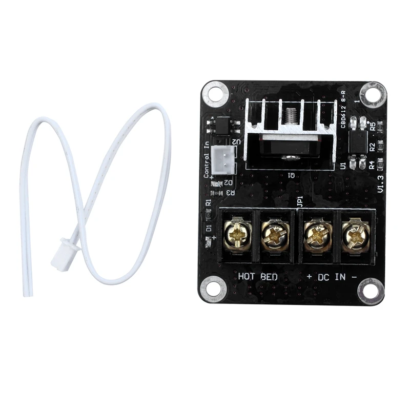 3D Printer hotbed MOSFET expansion module inc 2pin lead Anet A8 A6 A2 Compatible Black | Компьютеры и офис
