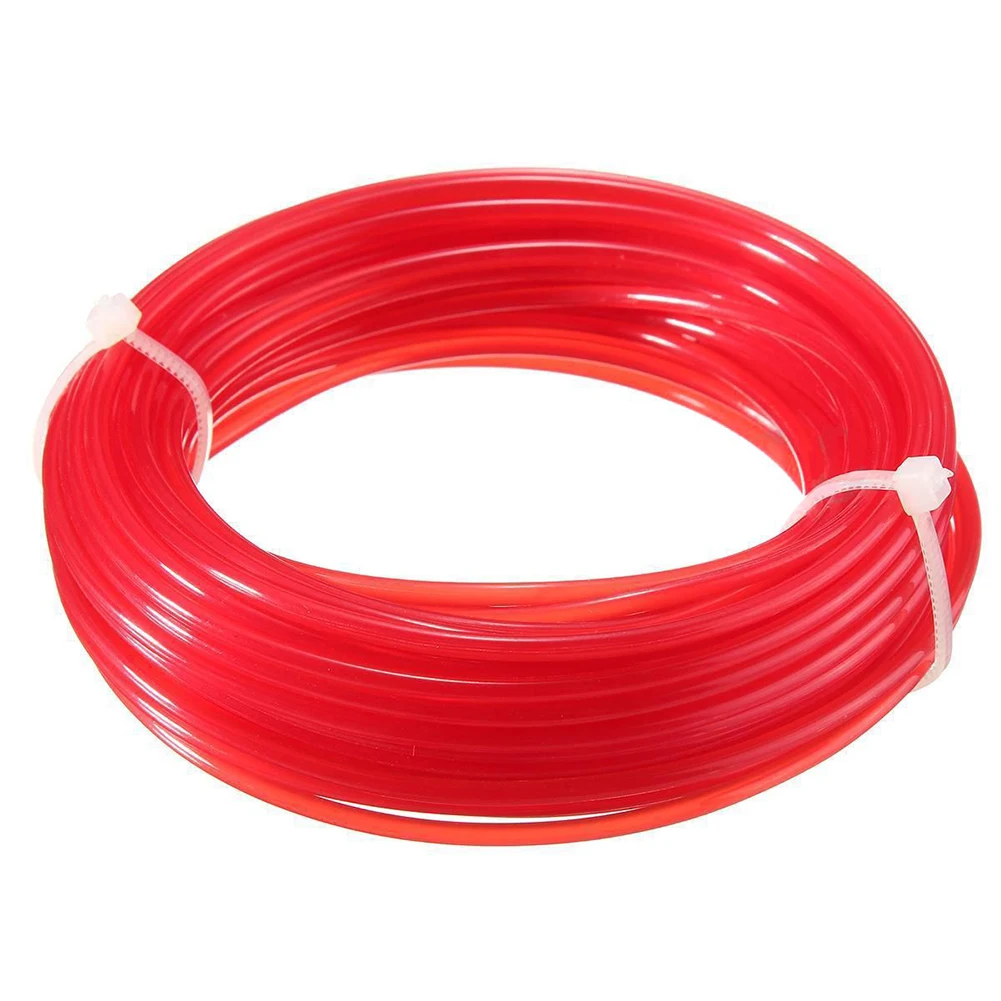 

10mx2.4mm Garden Pruning Strimmer Line Spool Nylon Cord Wire String Grass Trimmer Part Red Gardenning Tools