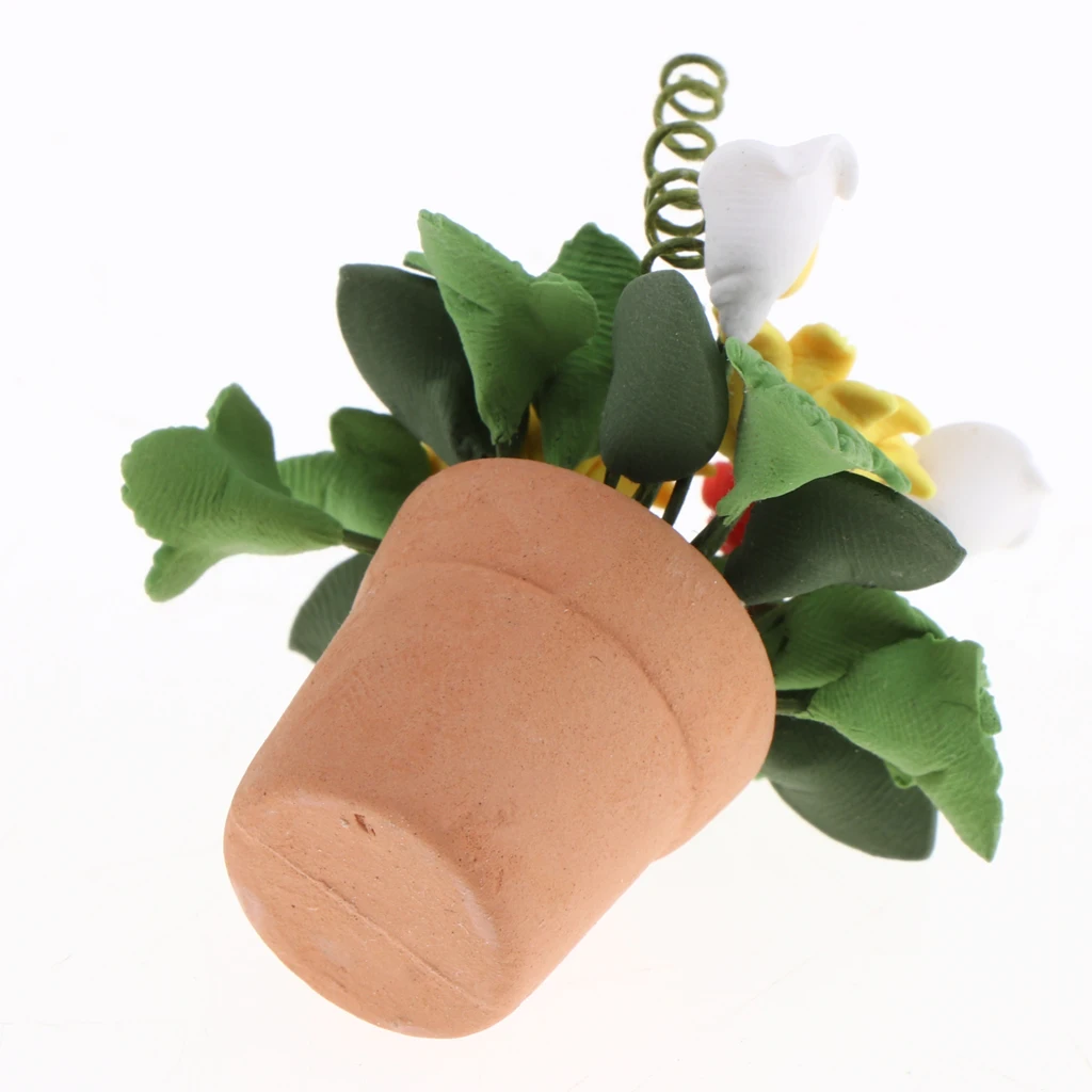 1/12 Кукольный дом цветочное растение модель сказочный сад/Бонсай пейзаж/фото