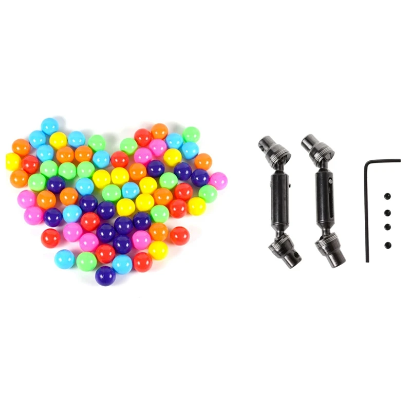 

Front Rear Drive Shaft for 1/16 WPL B36 B16 C1 Truck RC Car with 50 Pcs Multicolor Ball Pit Soft Plastic Ocean Ball