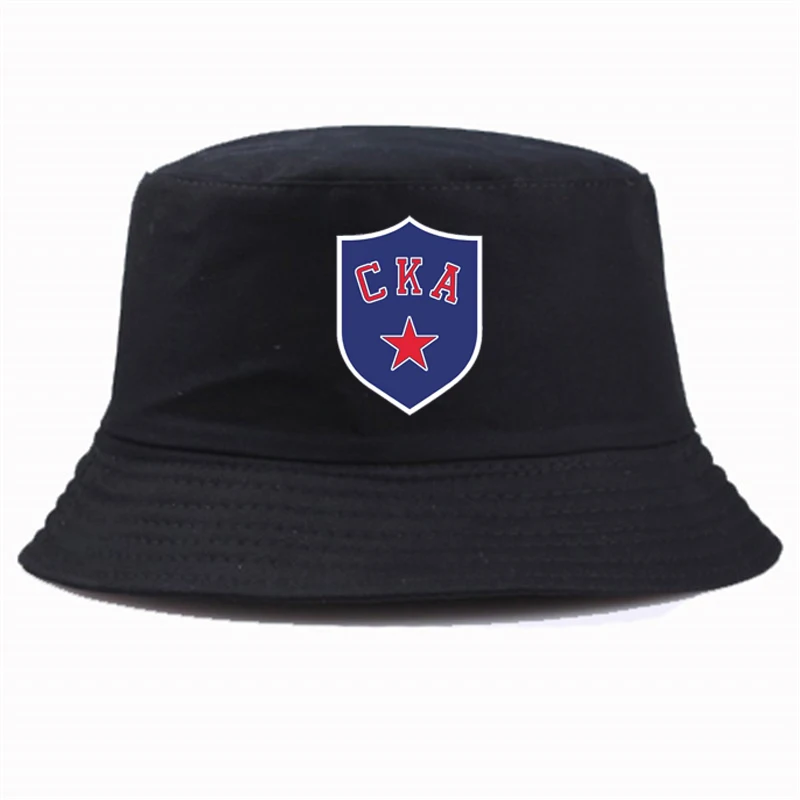 

Fashion Summer style hats CKA Russian Hockey Team Print Bucket Hat Summer Casual Brand Unisex fisherman hat