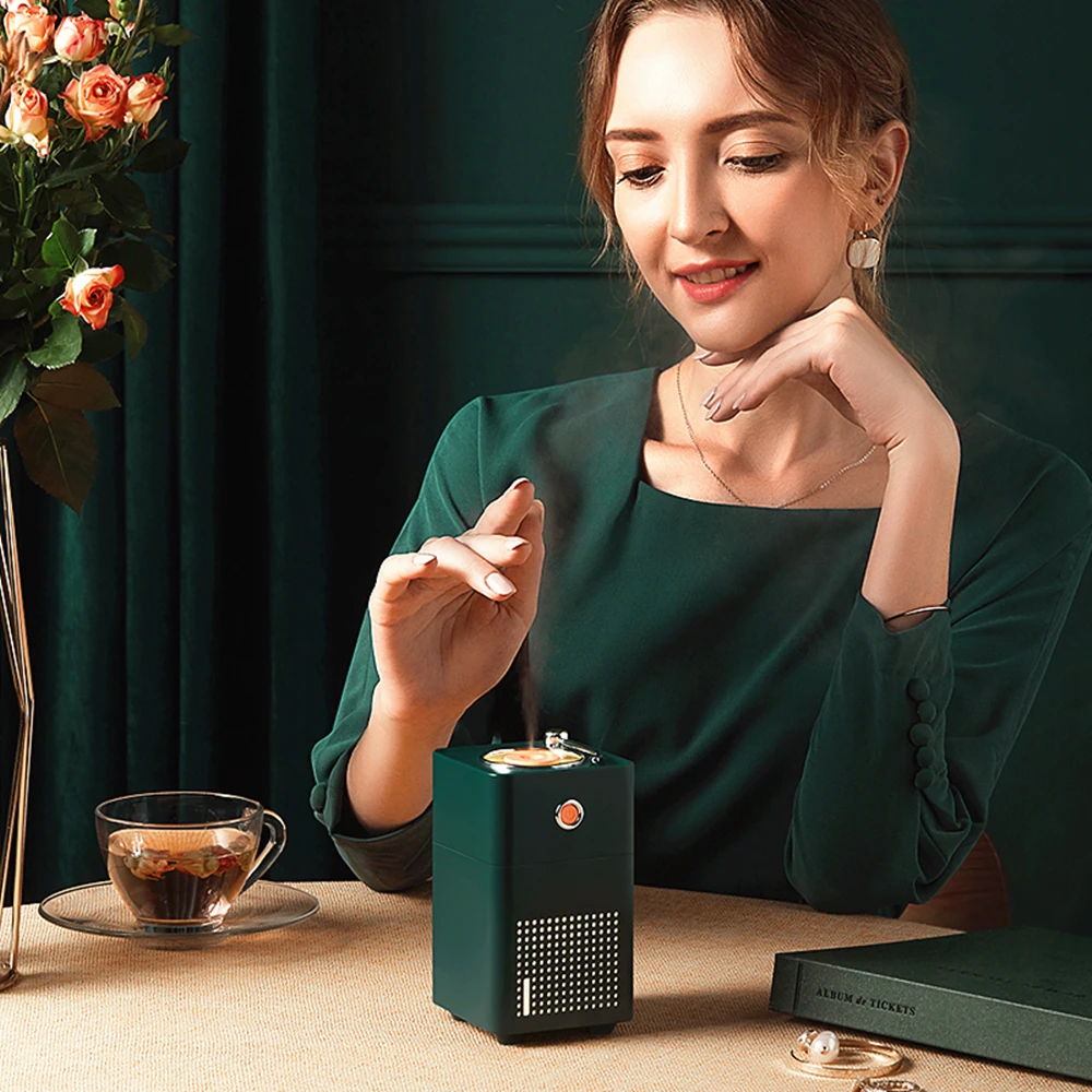 

300ml Wireless Aromatherapy Diffuser Humidifier 2000mAh Battery Rechargeable Essential Oil Diffuser Aroma Humidifier For Home