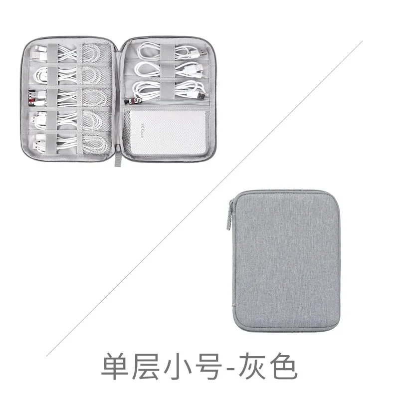 

USB Data Cable Digital Storage Bag Organizer Bag Travel Kit Case Pouch Electronics Accessories Earphone Wire Bag Pen Power