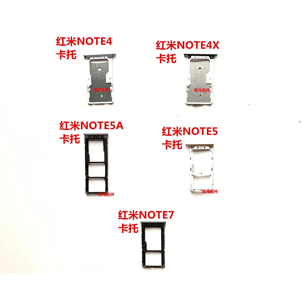 

For Xiaomi Mi Max 2\\Redmi Note 4 Note 4X 4X 5 Plus Note 5\ 5\ Mi 5 SIM & SIM And TF Card Tray Slot Adapter Replacement Part