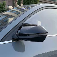 For Hyundai Elantra CN7 2020 2021 Accessories Car Side Door Ox Horn Rear View Mirror Cover Trim Car Styling ABS Carbon fiber