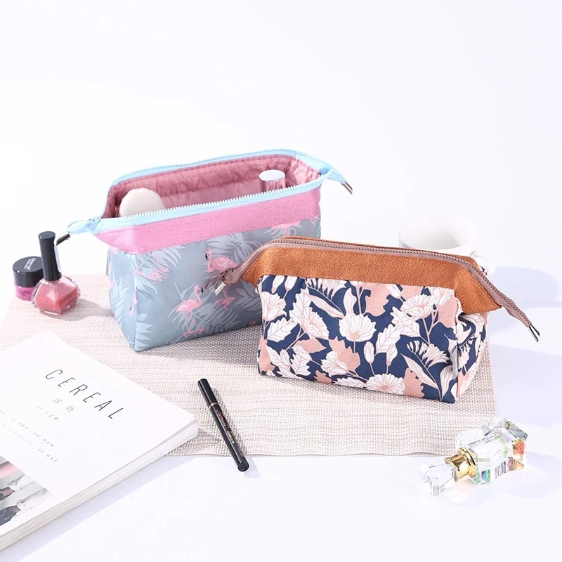 

Travel Make Up Bags Animal Flamingo Cosmetic Bag Girl Function Makeup Case Beauty Wash Organizer Toiletry Storage Bag