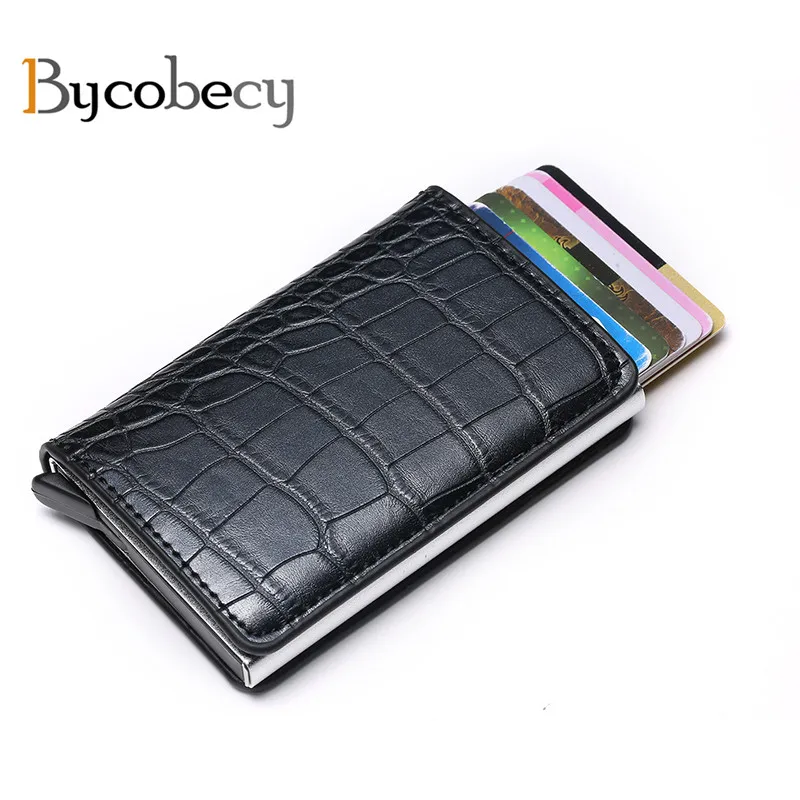 Металлический винтажный бумажник Bycobecy держатель для кредитных карт с