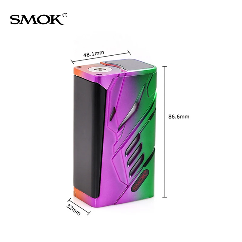 Оригинальный SMOK T PRIV мод 18650 батарея 220 Вт 9 цветов режимы настройки led вейп