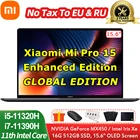Ноутбук Xiaomi Notebook Pro 15, Intel MX450 i5-11320H  i7-11390H 16 Гб DDR4 512 ГБ SSD клавиатура с подсветкой, Mi OLED экран, компьютер, ПК