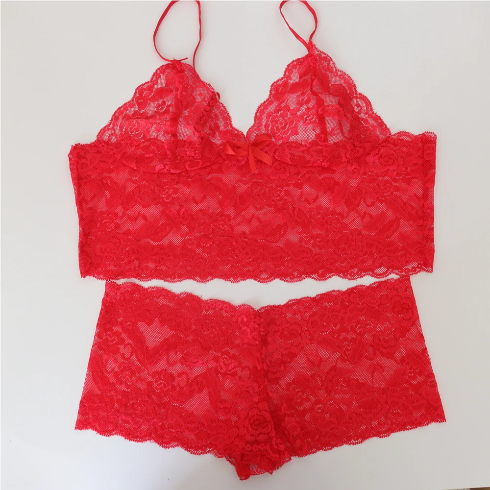 CWFMZQ сексуальная женская одежда для сна кружевной пижамный комплект топ и шорты