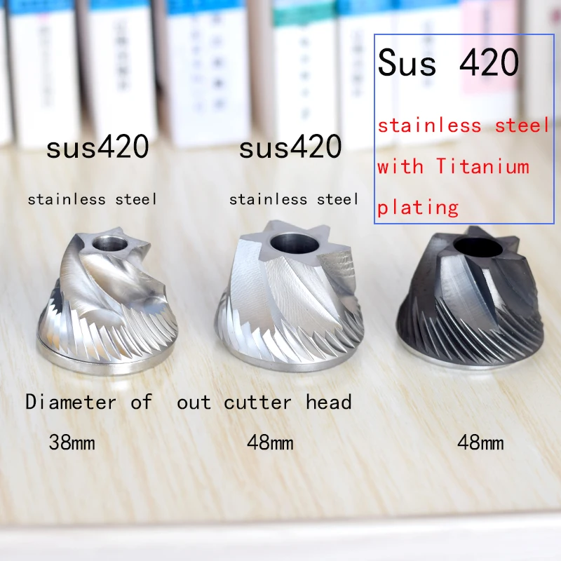 Kingrinder-molinillo de Caf&eacute; manual, molino port&aacute;til de acero inoxidable 420, 38mm/48mm, rebaba K1 k2 k3-2