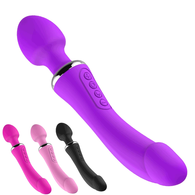 Нагревательный вибратор волшебная AV палочка массажер мягкий водонепроницаемый