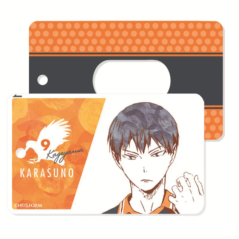 Аниме Haikyuu! Косплей держатель для карт Hinata Shoyo Kageyama Tobio Daichi Sawamura ID Card Protector Id Cover Bank |