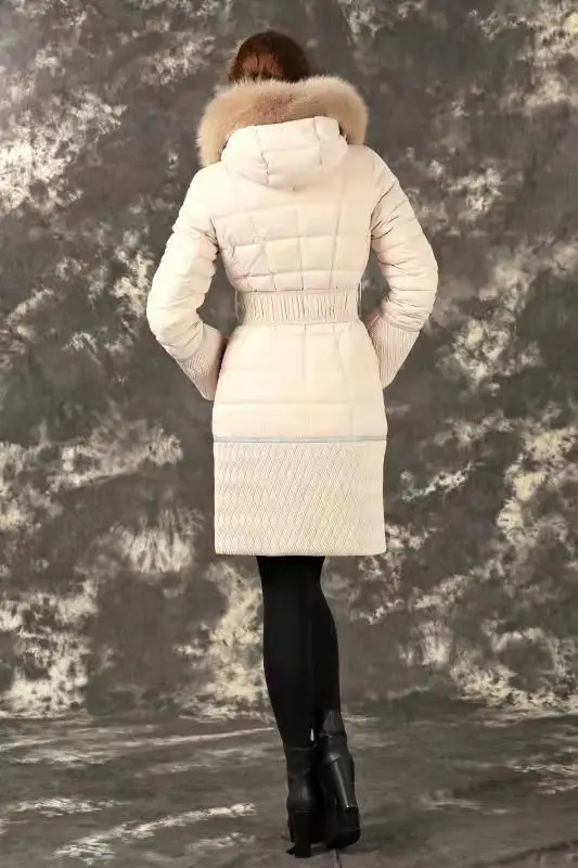 Распродажа 2021 зимняя куртка Royalcat женские пуховики пуховик из лисьего меха парки