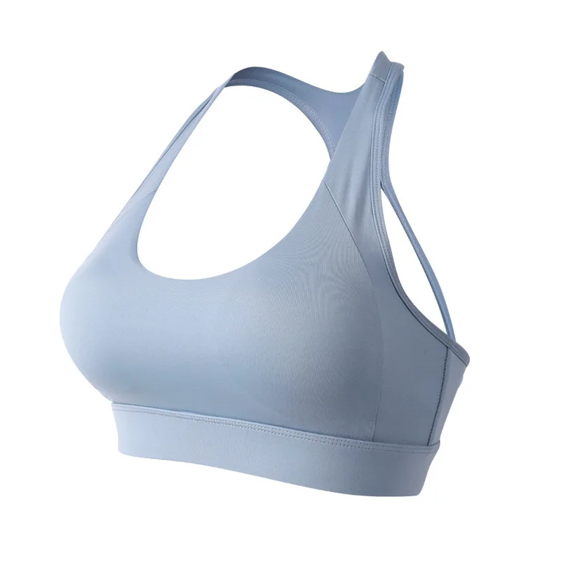 

Sports Bra For Women Gym Crop Top Push Up High Impact Cross Training Solid Yoga Underwear Running Workout Sexy Fitness Vest