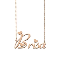 brisa name necklace custom nameplate necklace for women girls best friends birthday wedding christmas mother days gift