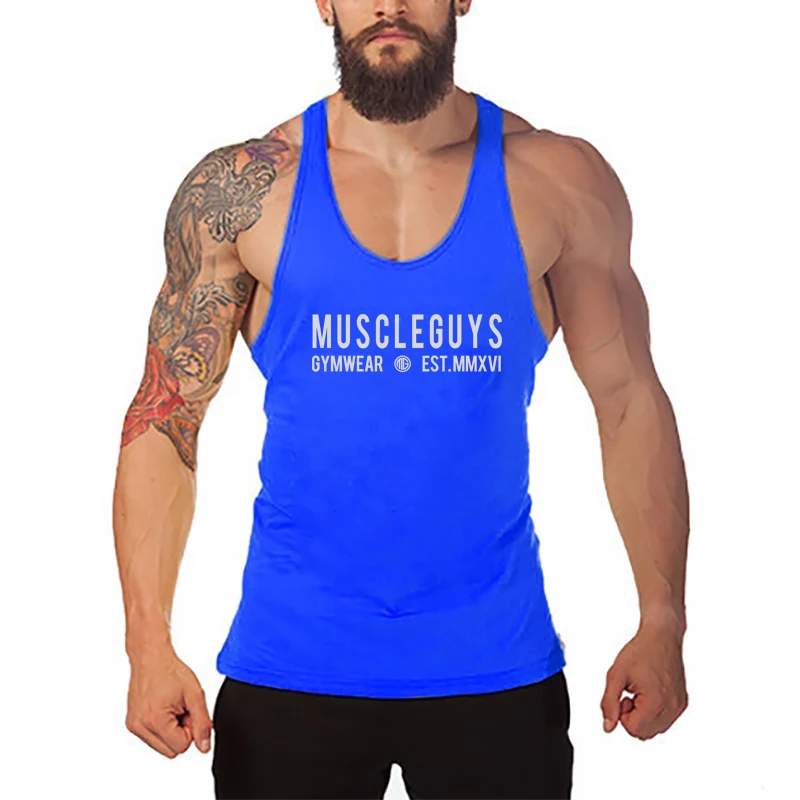 

gyms clothing brand singlet canotte bodybuilding stringer tank top men fitness undershirt muscle sleeveless Tanktop