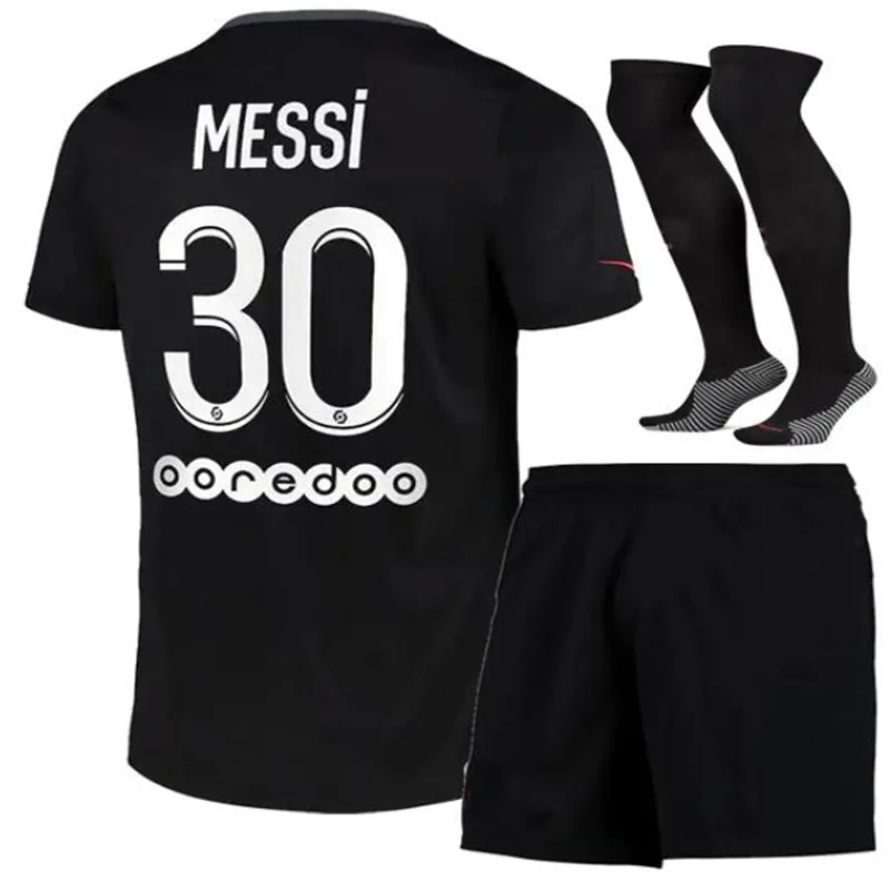 Детская третья новая футболка для мужчин 21- 22 psg Джерси HAKIMI KIMPEMBE высокое качество