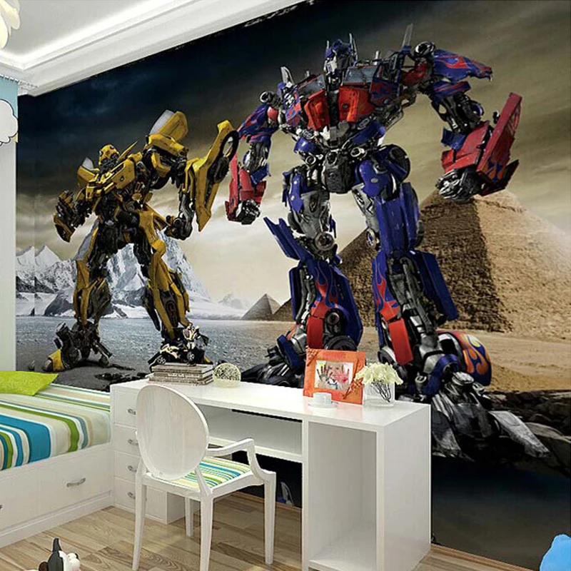 Самоклеящиеся обои 3D стерео мультфильм детская спальня фото настенные фрески