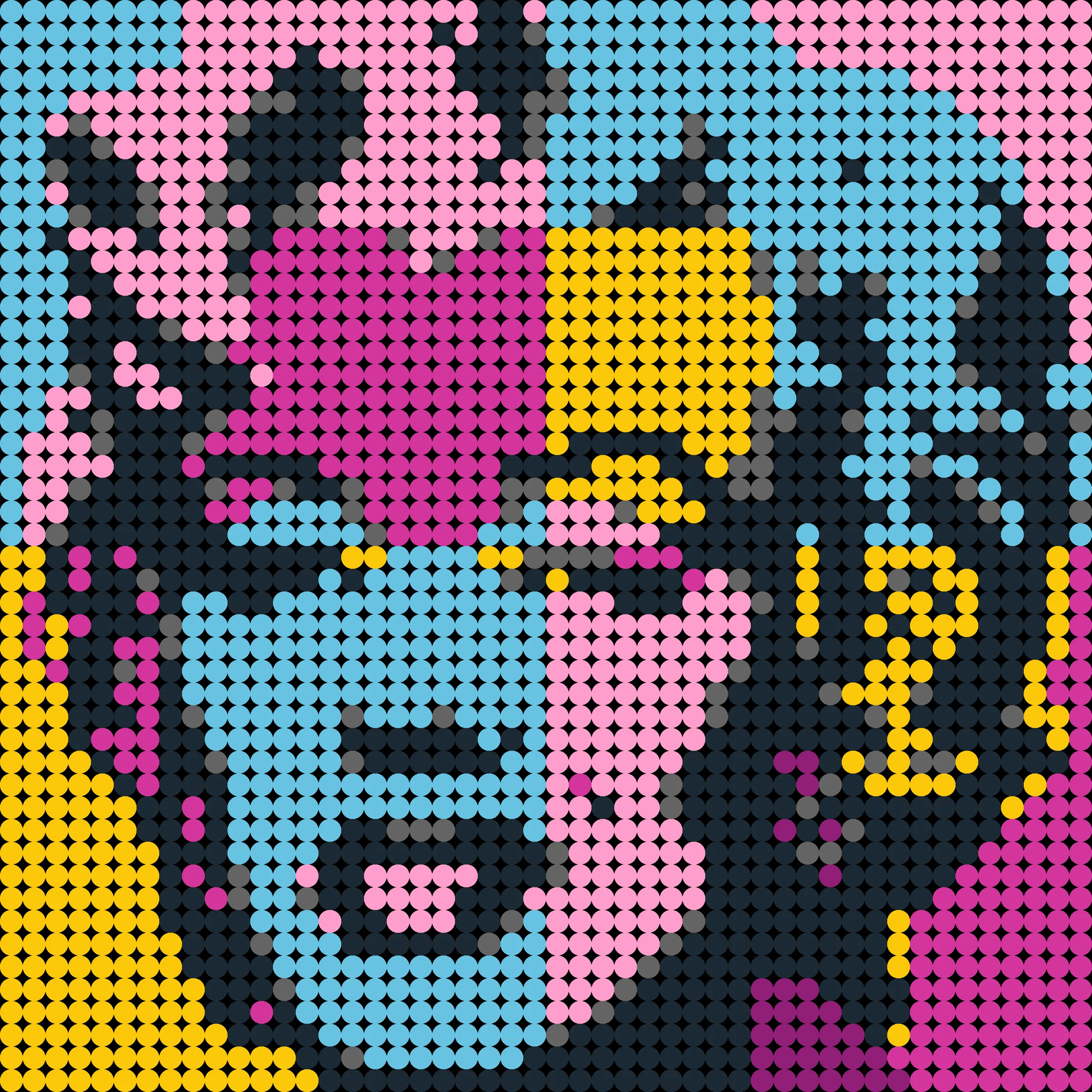 

Beautiful and Sexy Female Actors Movie Star Figure Pixel Mosaic Moc Creative Art Bricks Painted Background Decoration DIY Toy