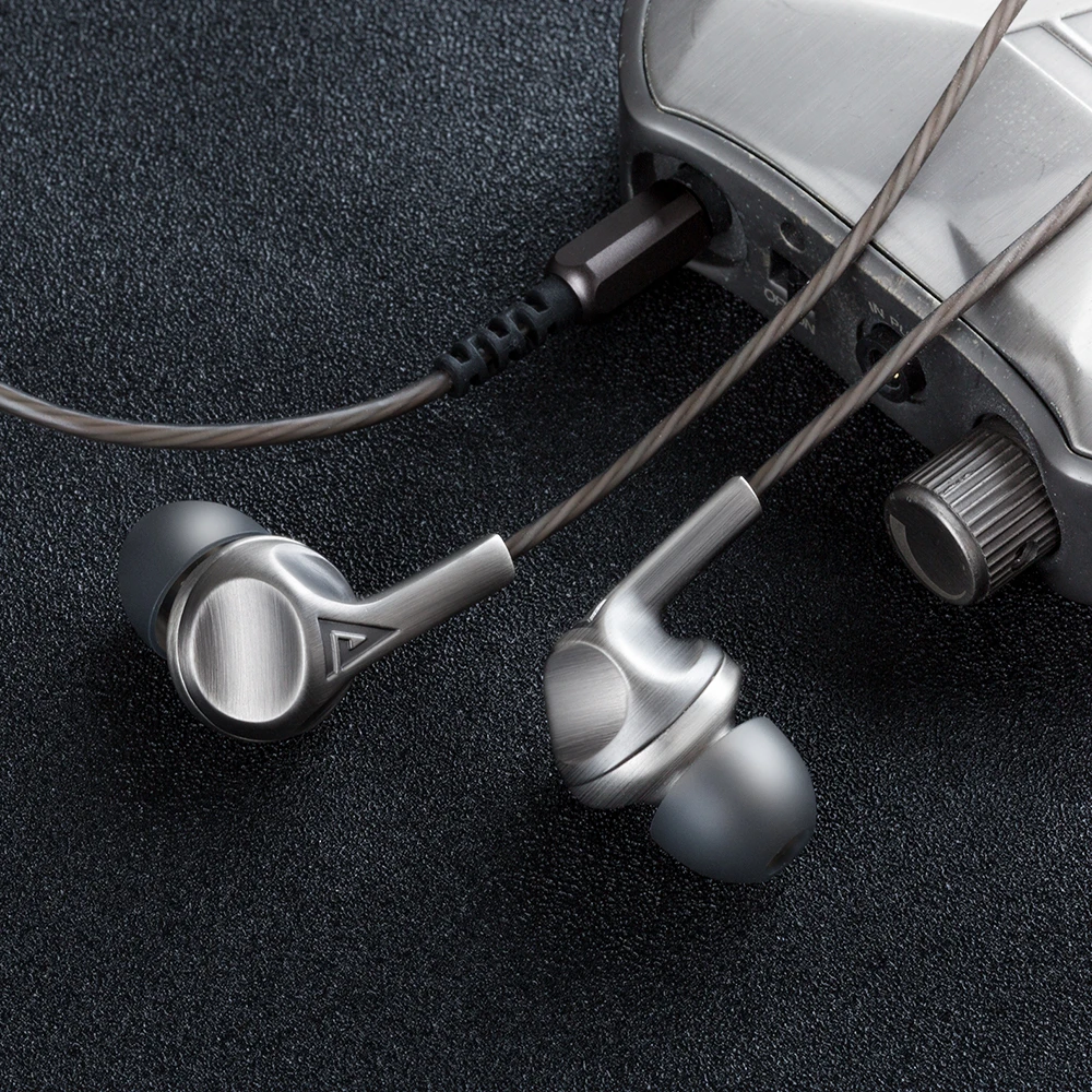 Auglamour F200 HiFi Динамический драйвер вкладыши 3 5 мм DJ металлические спортивные