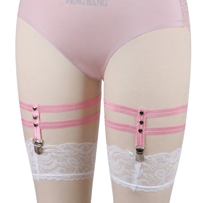 2 шт. сексуальные пастельные розовые подвязки для тела в стиле