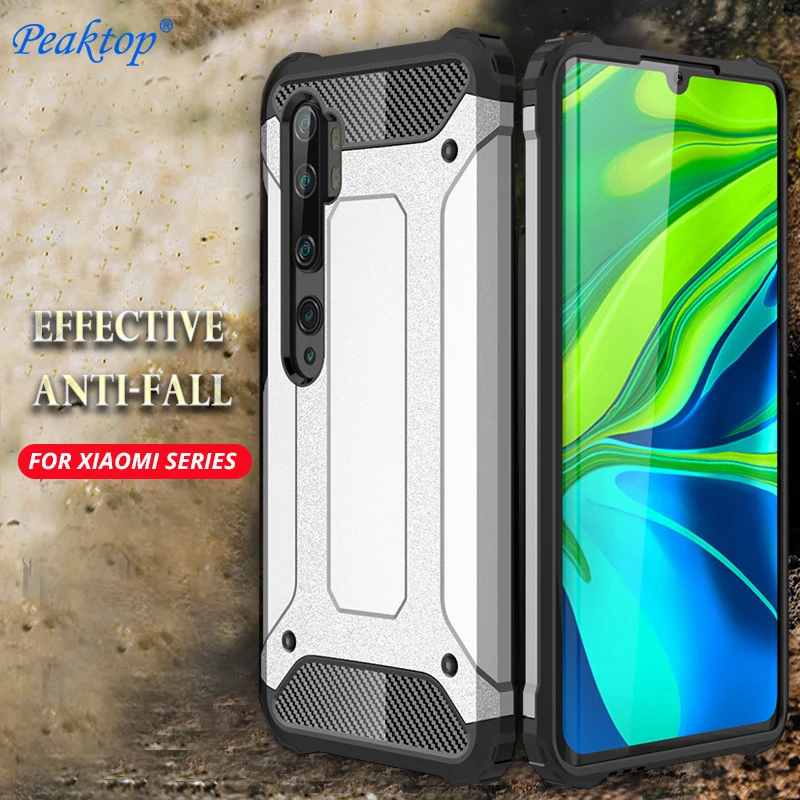 Чехол для Xiaomi MI 11 10T 10I Note 10 9 SE 9T MI9 Lite CC9 CC9E Pro Poco M3 F1 F2 X3 NFC PC TPU бронированный