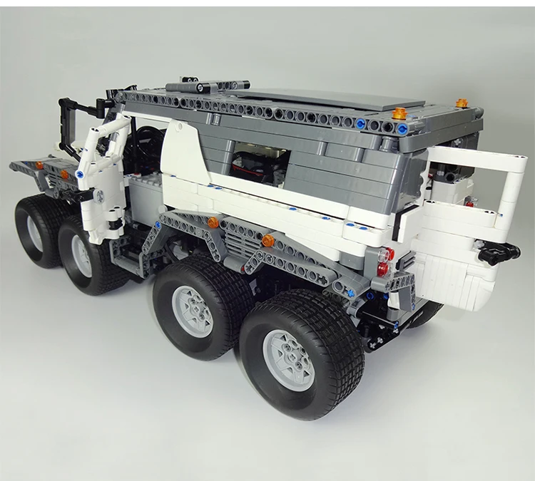 23011 Technic внедорожник Avtoros Shaman 8x8 Строительный блок подходит MOC-5360 с электродвигателями мощность Функции кирпич