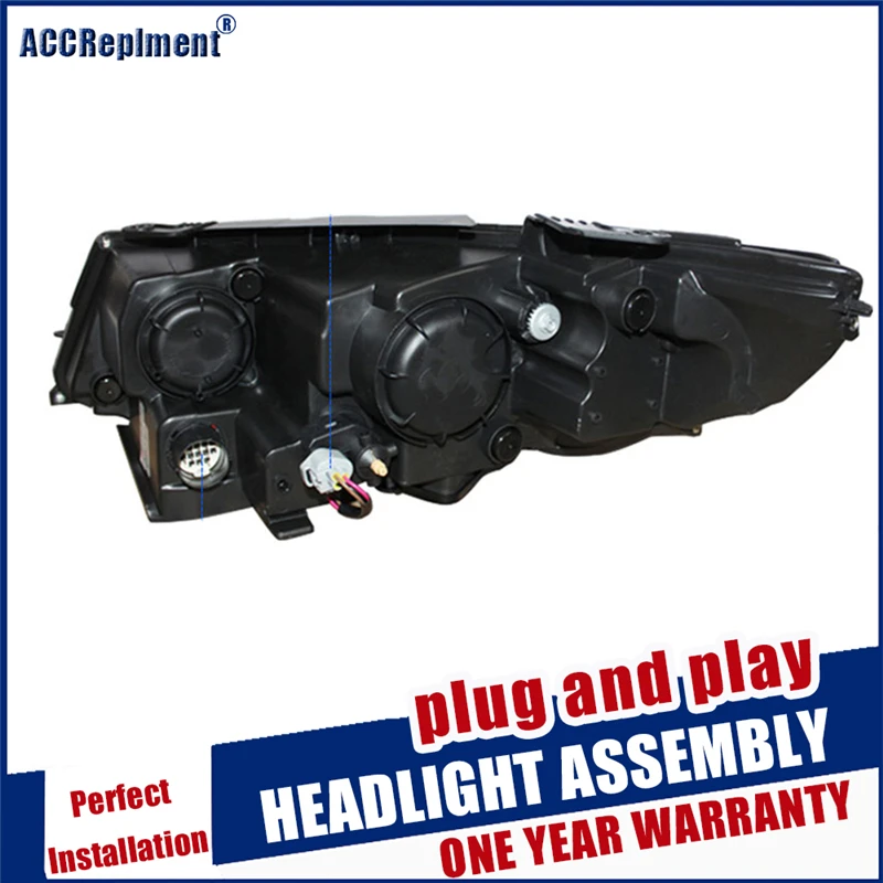 

led drl head lamp Car Styling for Discovery LED Headlights 2017-2020 for Discovery Double Beam H7 HID kit bi xenon lens