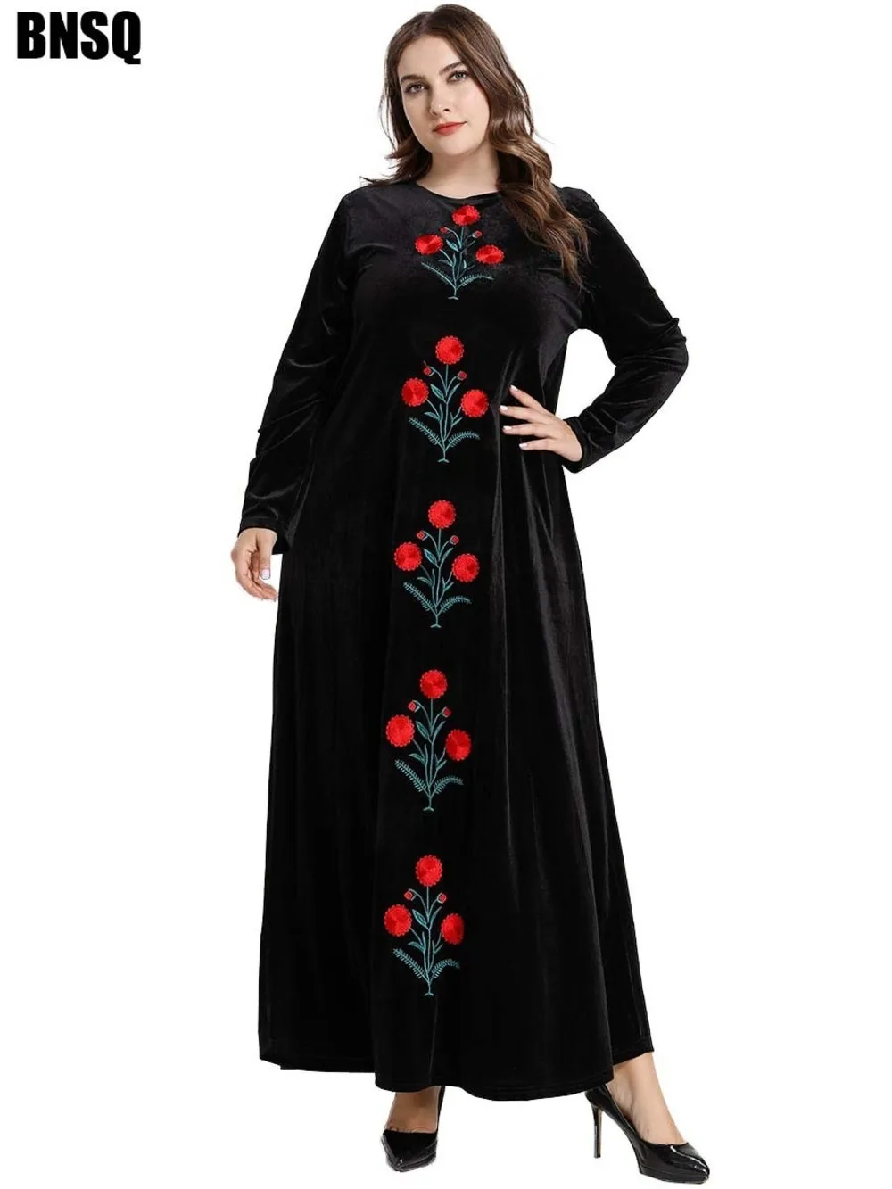 Muslim Fashion Long Women Islamic Dress Abaya Evening Vestidos For Dubai Girls | Тематическая одежда и униформа