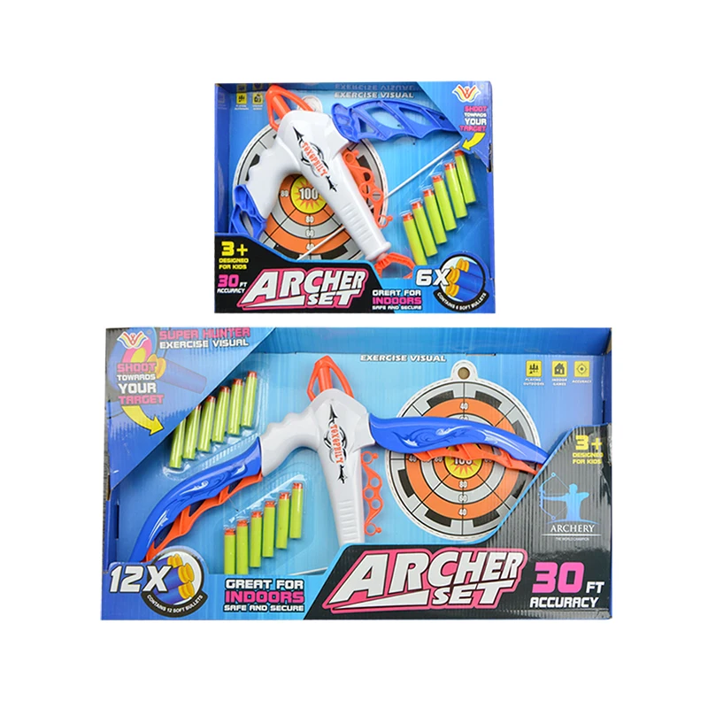 1 комплект для подростков стрельбы из лука арбалета мягкие пули стрелы набор