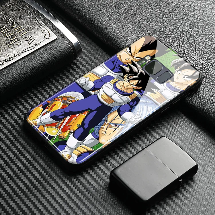 Vegeta Dragon Ball Z DBZ аниме мягкий силиконовый стеклянный чехол для телефона чехол для samsung Galaxy S8 S9 S10e S10 Note 8 9 10 Plus