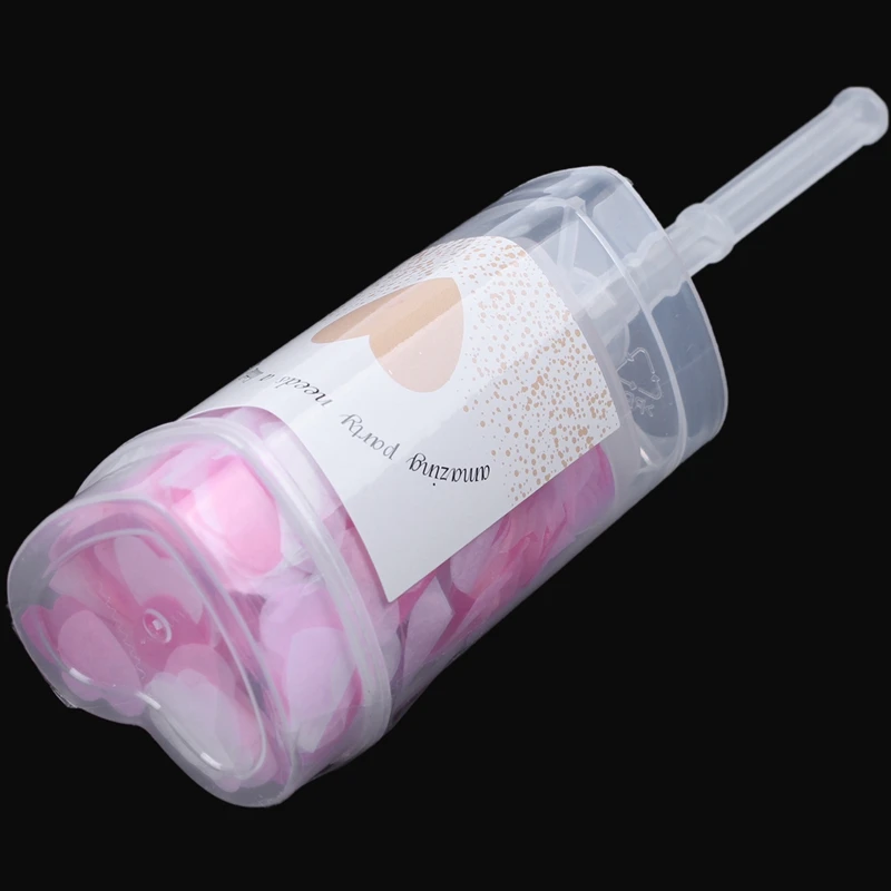 10Pcs Heart Push- Confetti pers Wedding Baby Bride Shower Birthday Party Decoration Push Tube Cylinder Shaped Confet | Дом и сад