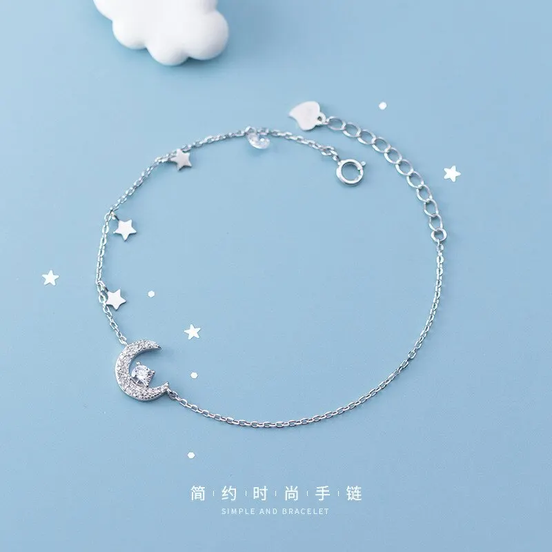 

Женский браслет из серебра 925 пробы, с фианитами