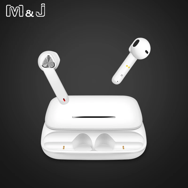 Беспроводные наушники M &amp J Tws Bluetooth 5 0 мини-наушники с микрофоном зарядная
