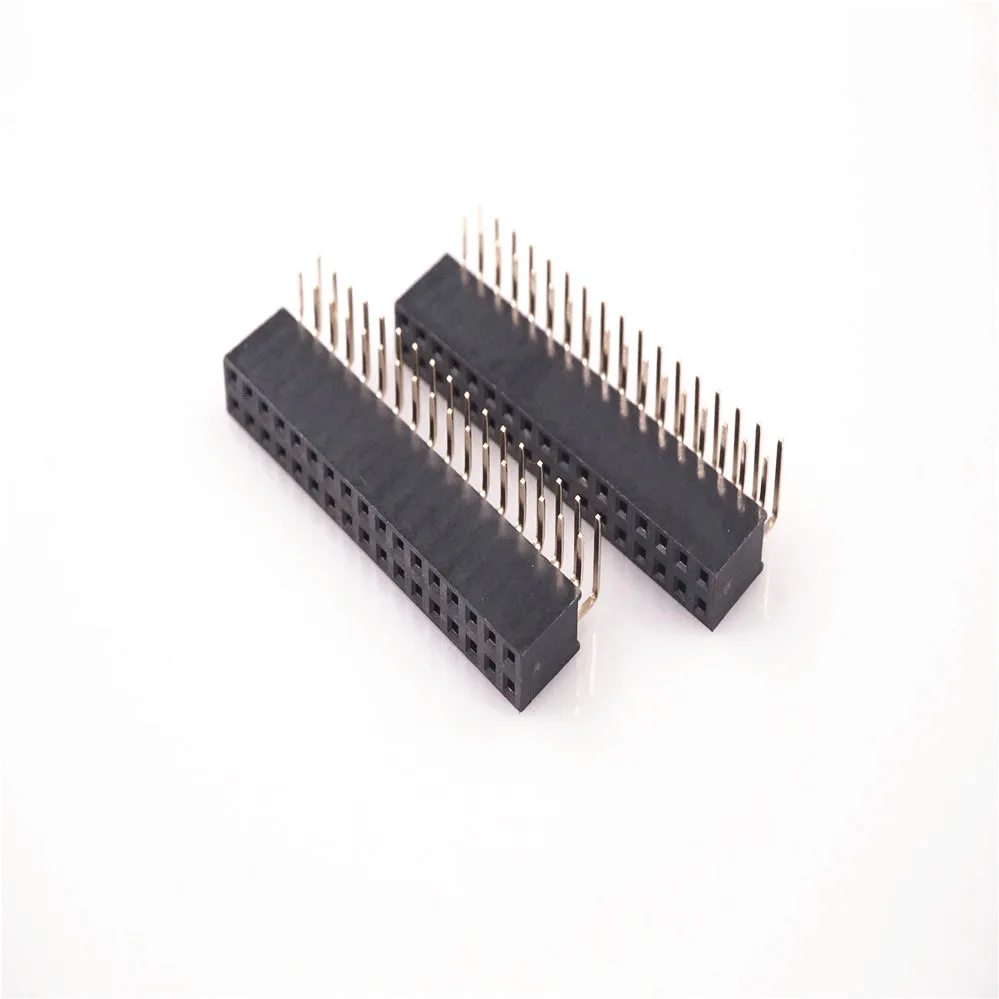 2 шт. разъём PCB Мама 54 мм шаг 0 100 дюйма 2x17 контактов 34 положения двухрядные