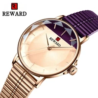 reward women watches new modern dial stainless steel strap quartz watch waterproof ladies stainless steel casual wristwatch