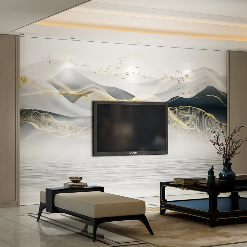 3D стерео фон для телевизора декоративная роспись Настенная современная простая