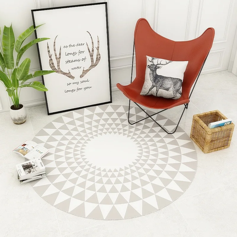 round carpet rug non slip carpet mat for living room home decor foot mat sofa cushion floor mat office hotel parlor carpet rugs free global shipping