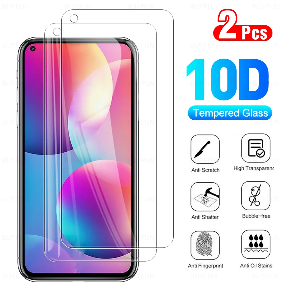 

2Pcs Full Cover Protective Glass For Vsmart Joy 4 Phone Tempered Glas Screen Protector Film For V Smart Joy4 VsmartJoy4 6.53"